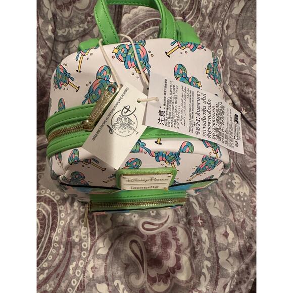 NWT Disney Parks Loungefly Lollipop Eats Mickey Mouse Mini Backpack - Picture 6 of 6